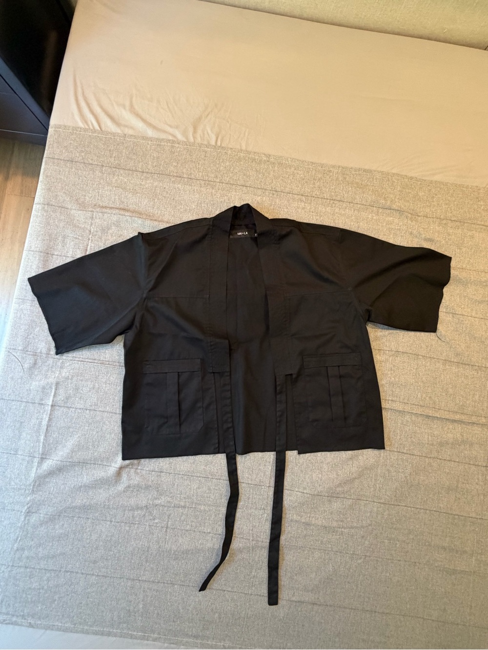 Mens Kimono Medium in black